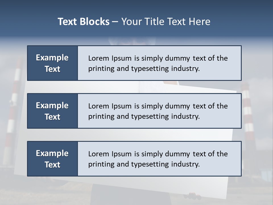 Attractive Outside Blank PowerPoint Template