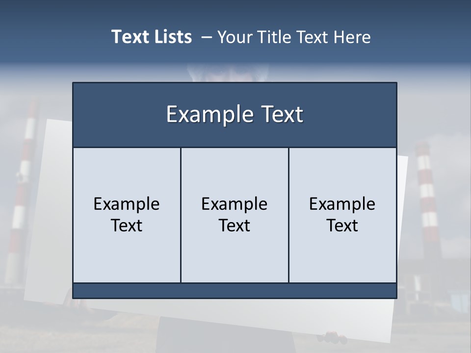 Attractive Outside Blank PowerPoint Template