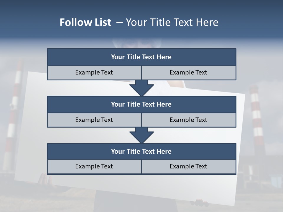 Attractive Outside Blank PowerPoint Template