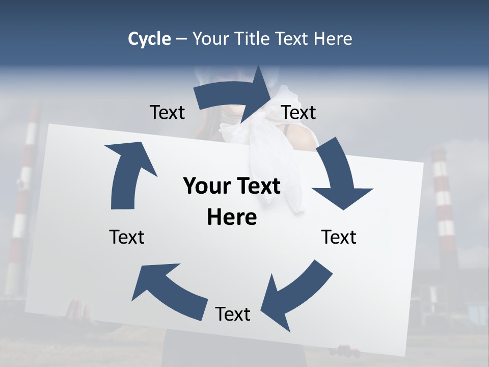 Attractive Outside Blank PowerPoint Template