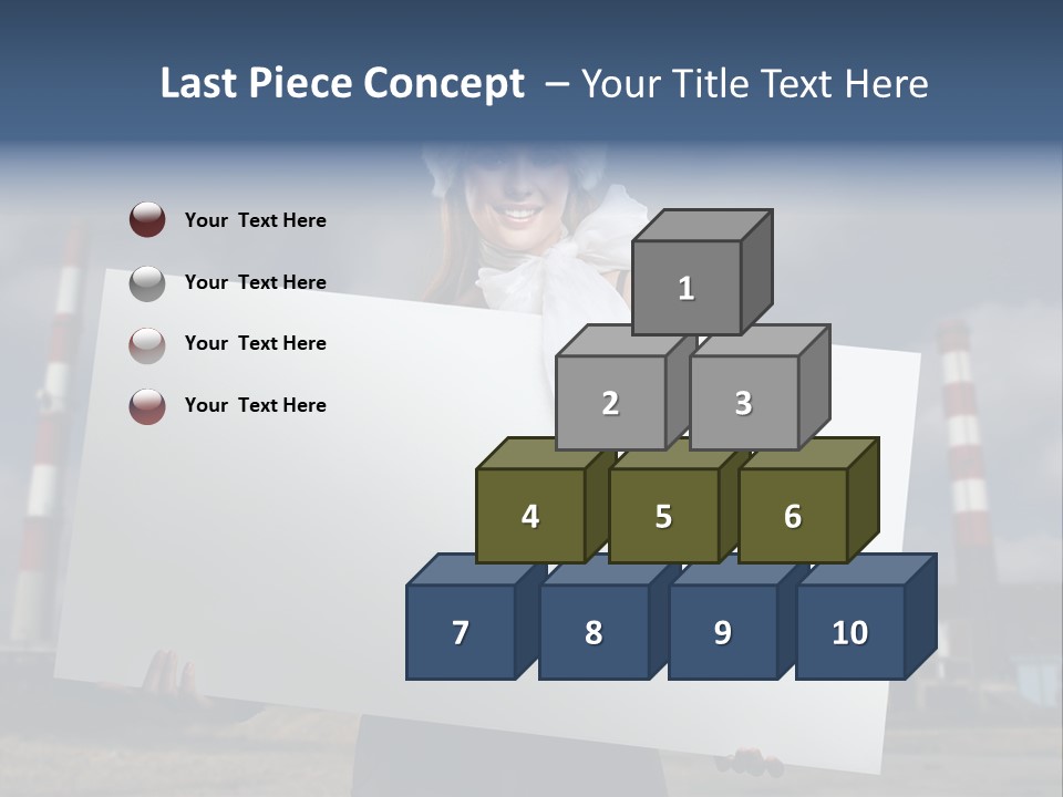 Attractive Outside Blank PowerPoint Template