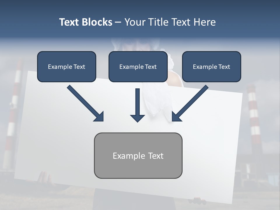 Attractive Outside Blank PowerPoint Template