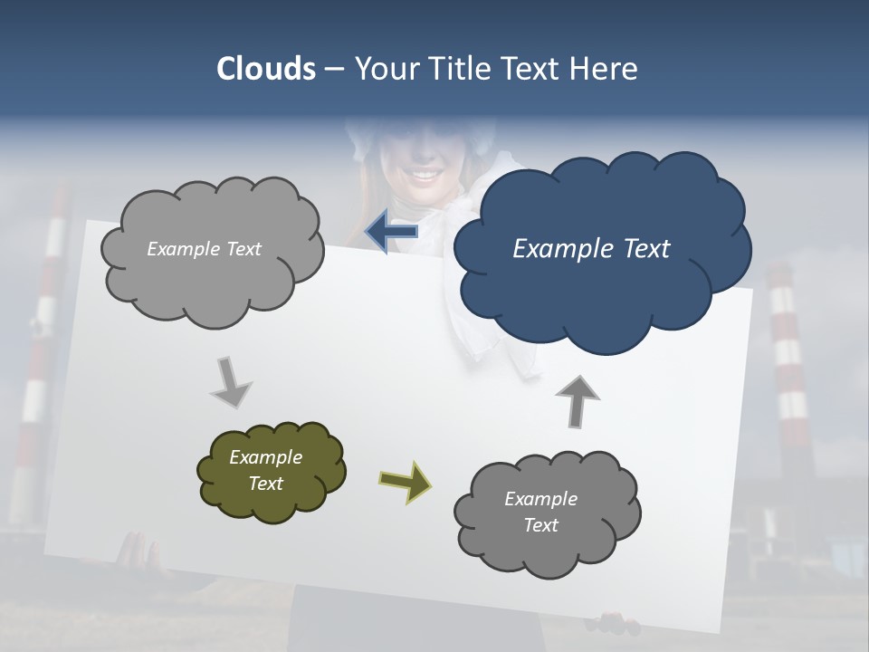 Attractive Outside Blank PowerPoint Template