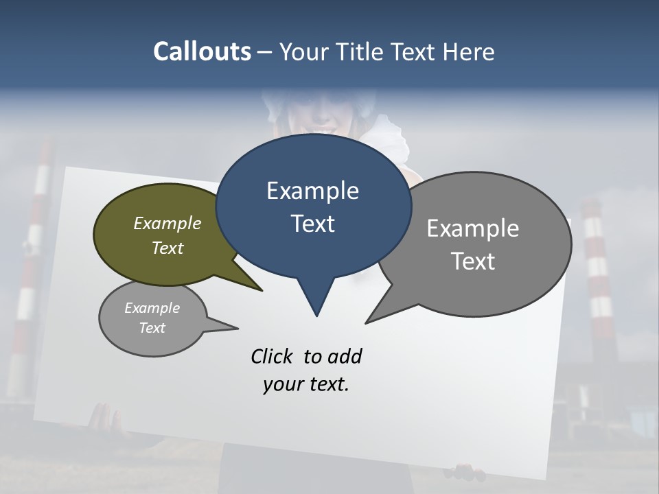 Attractive Outside Blank PowerPoint Template