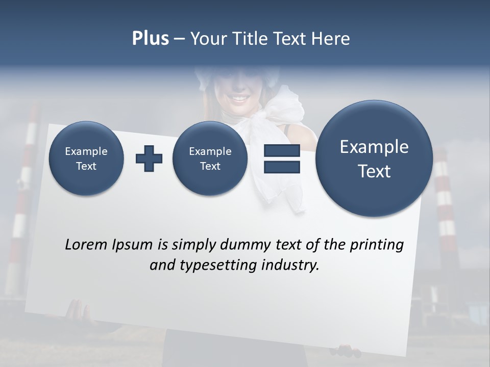 Attractive Outside Blank PowerPoint Template