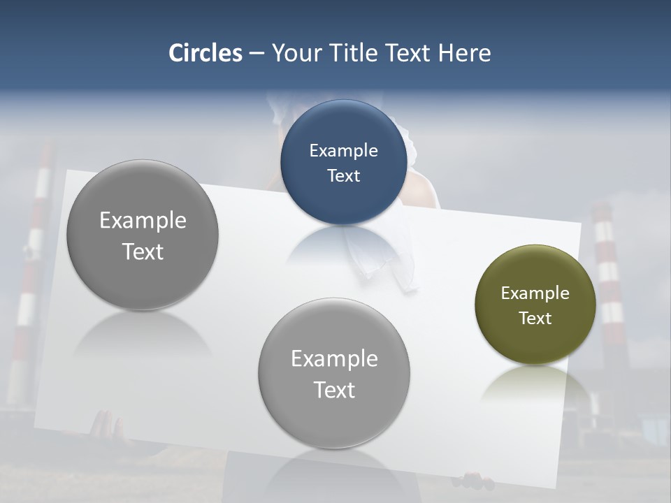Attractive Outside Blank PowerPoint Template