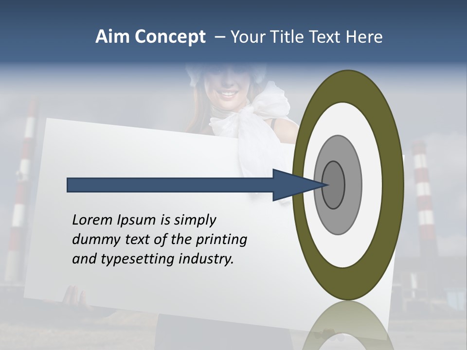 Attractive Outside Blank PowerPoint Template