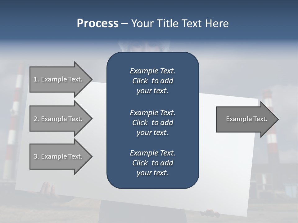 Attractive Outside Blank PowerPoint Template