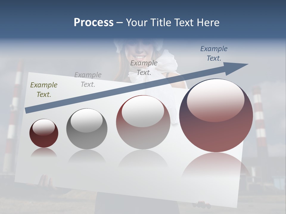 Attractive Outside Blank PowerPoint Template