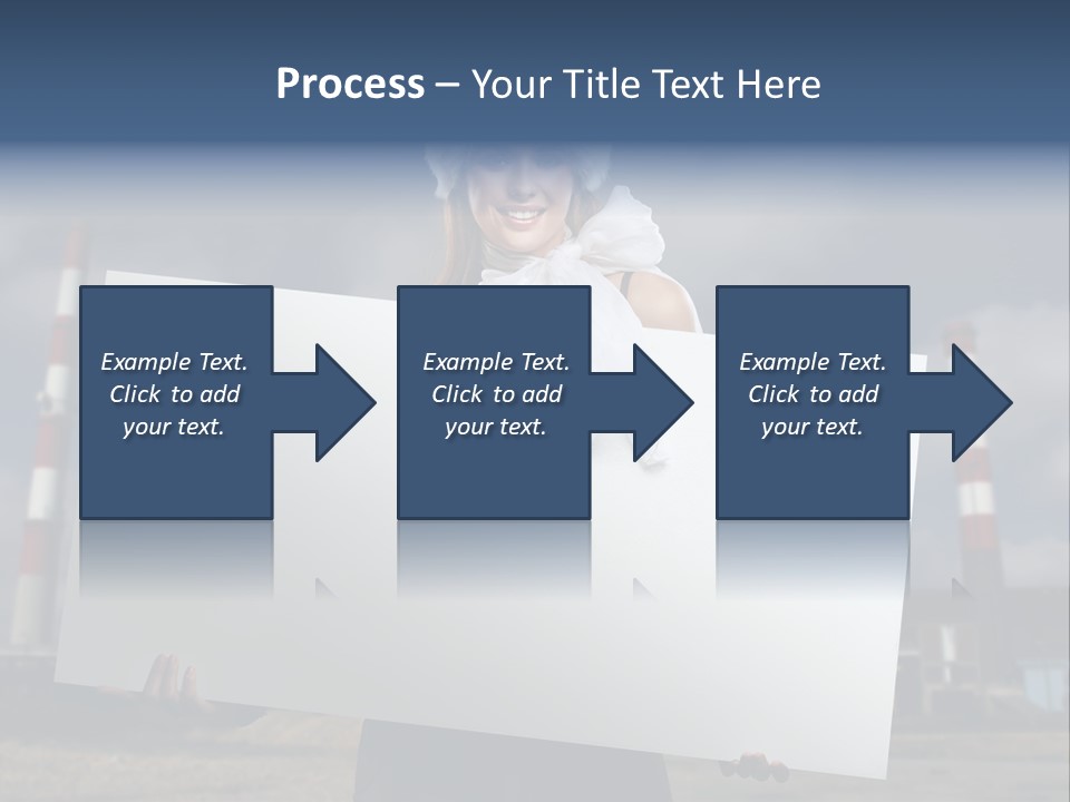Attractive Outside Blank PowerPoint Template