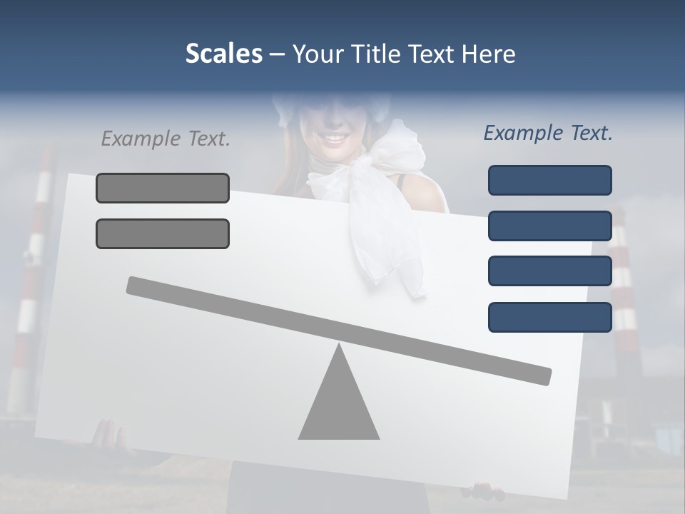 Attractive Outside Blank PowerPoint Template