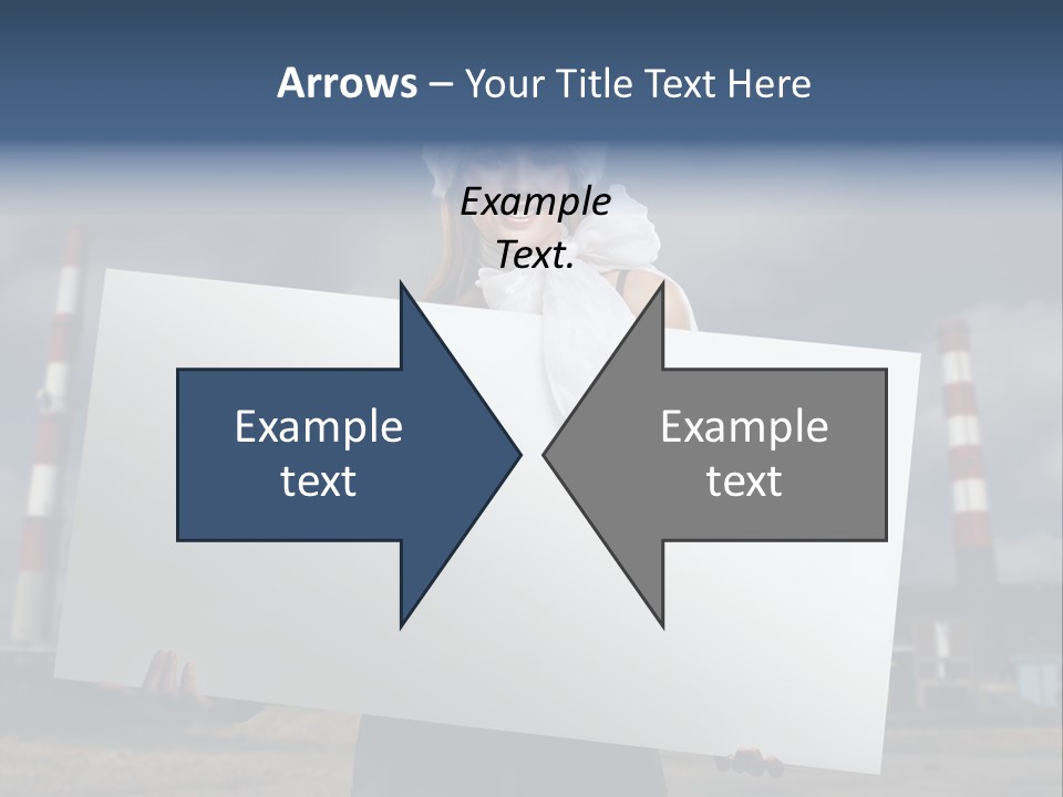 Attractive Outside Blank PowerPoint Template