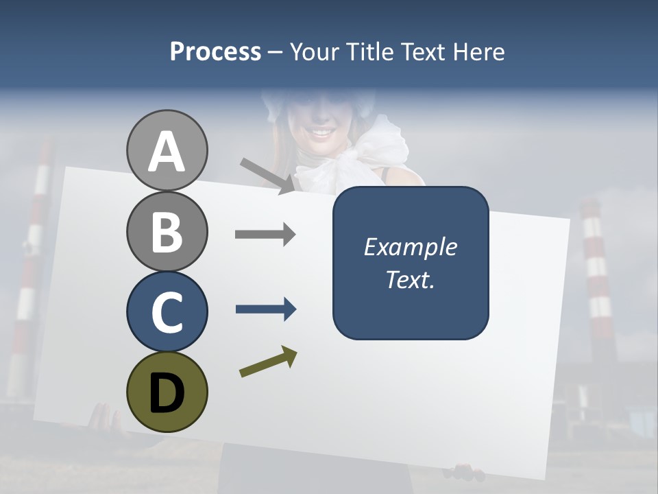 Attractive Outside Blank PowerPoint Template