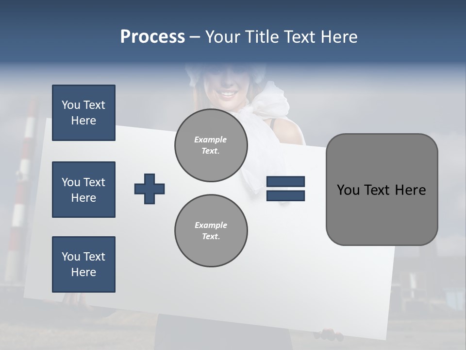 Attractive Outside Blank PowerPoint Template