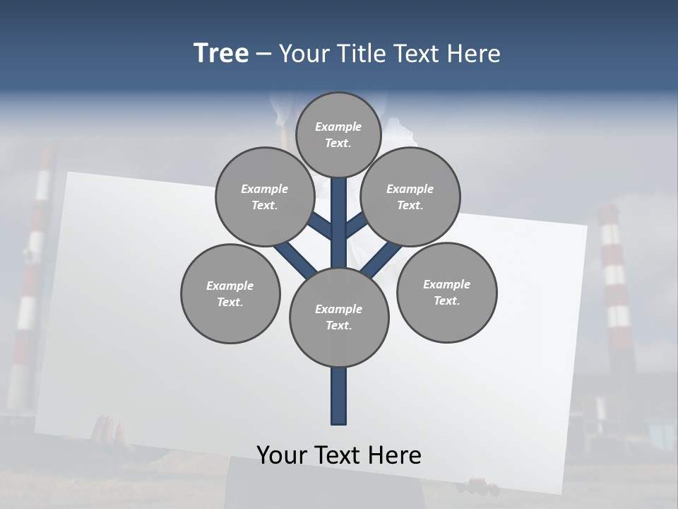 Attractive Outside Blank PowerPoint Template
