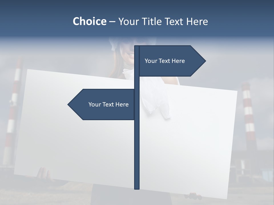 Attractive Outside Blank PowerPoint Template