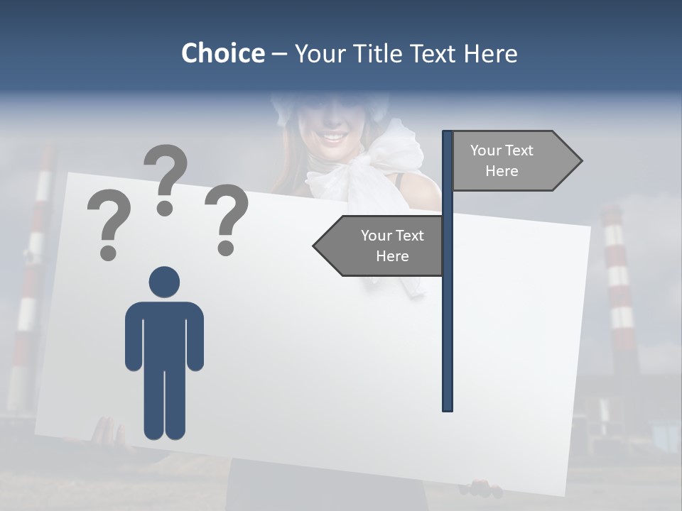 Attractive Outside Blank PowerPoint Template