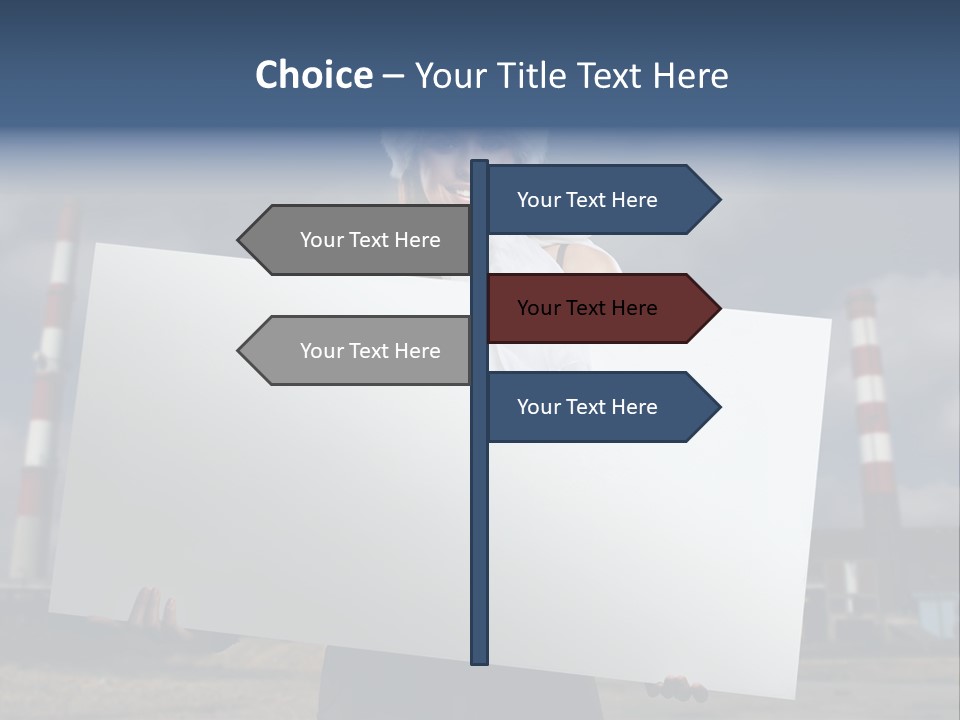 Attractive Outside Blank PowerPoint Template