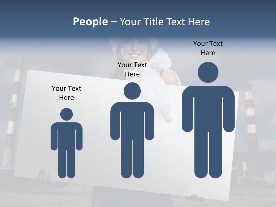 Attractive Outside Blank PowerPoint Template