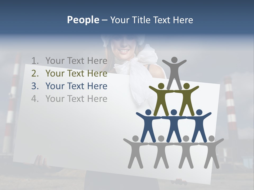 Attractive Outside Blank PowerPoint Template