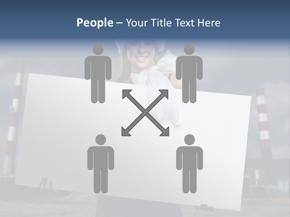 Attractive Outside Blank PowerPoint Template