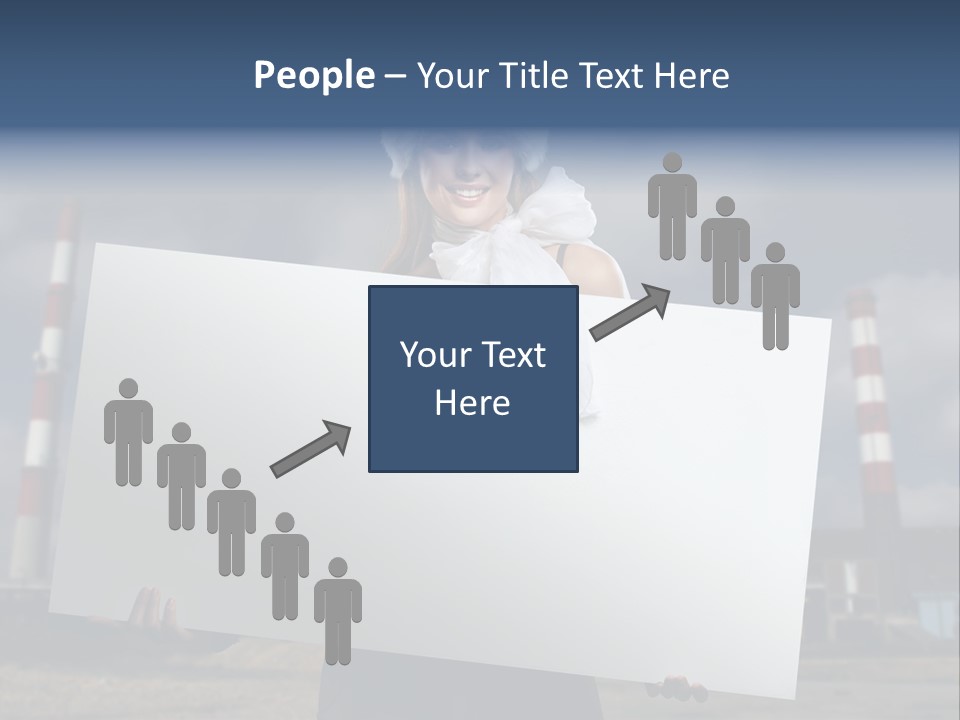 Attractive Outside Blank PowerPoint Template