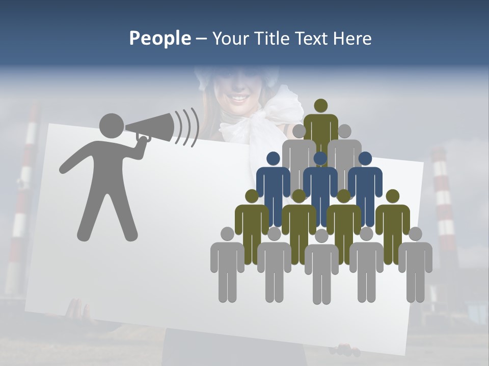 Attractive Outside Blank PowerPoint Template