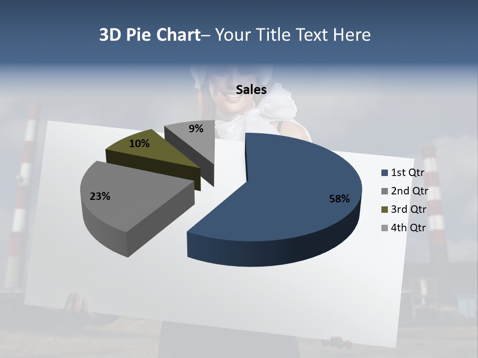Attractive Outside Blank PowerPoint Template