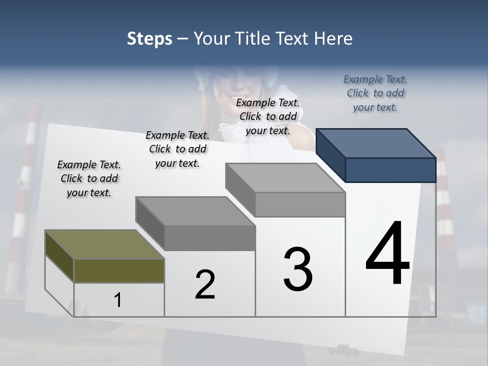 Attractive Outside Blank PowerPoint Template