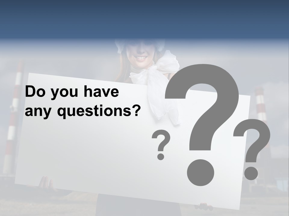 Attractive Outside Blank PowerPoint Template