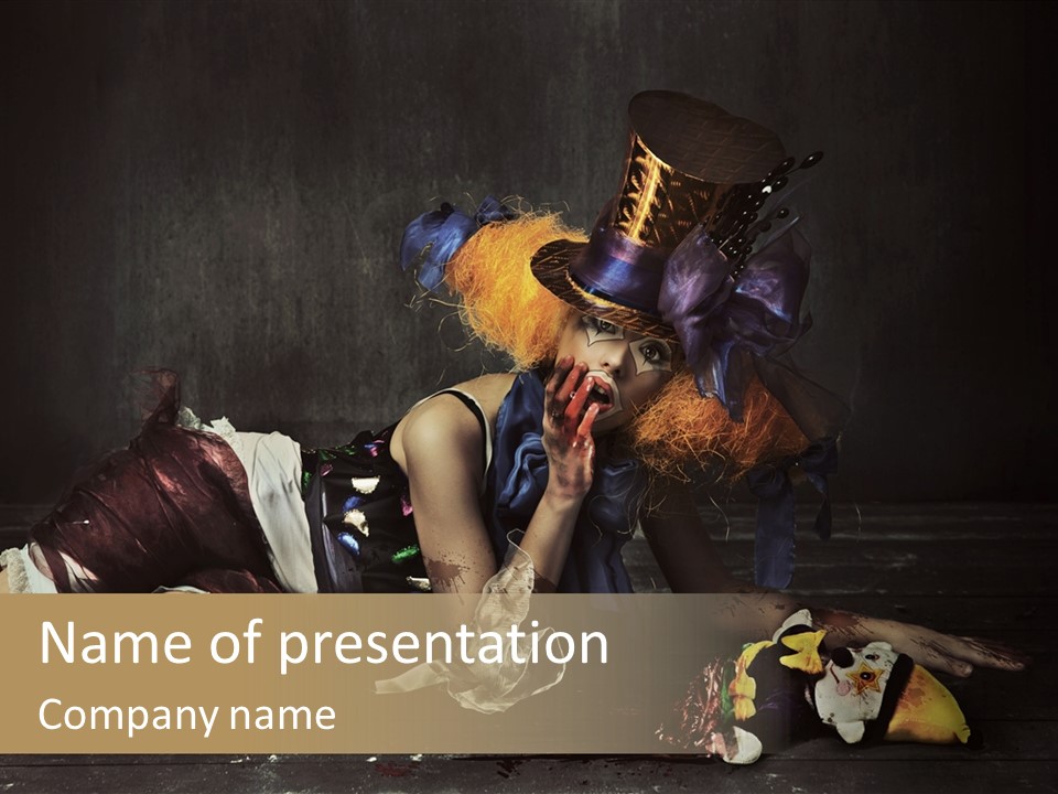 Murder Fantasy Style PowerPoint Template