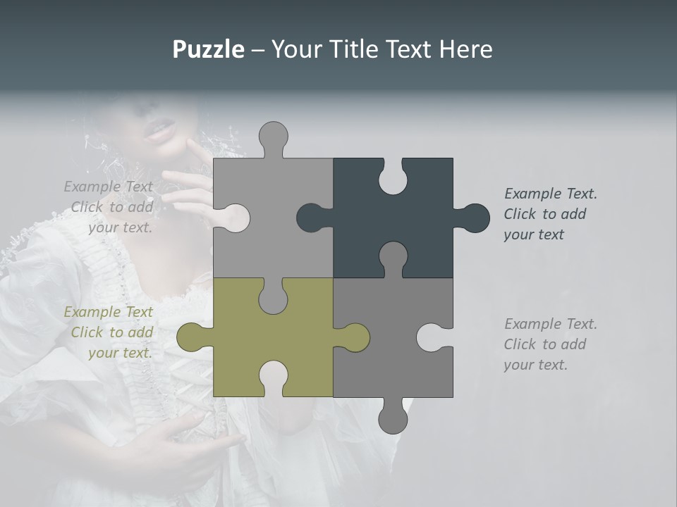 Nature Eyelash Women PowerPoint Template