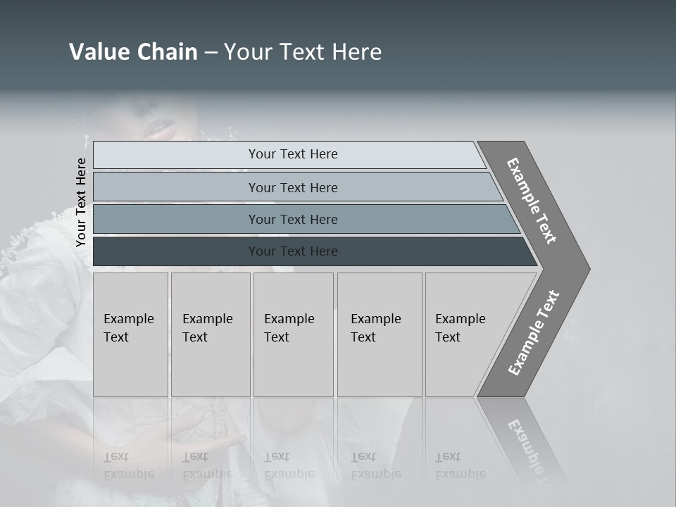 Nature Eyelash Women PowerPoint Template