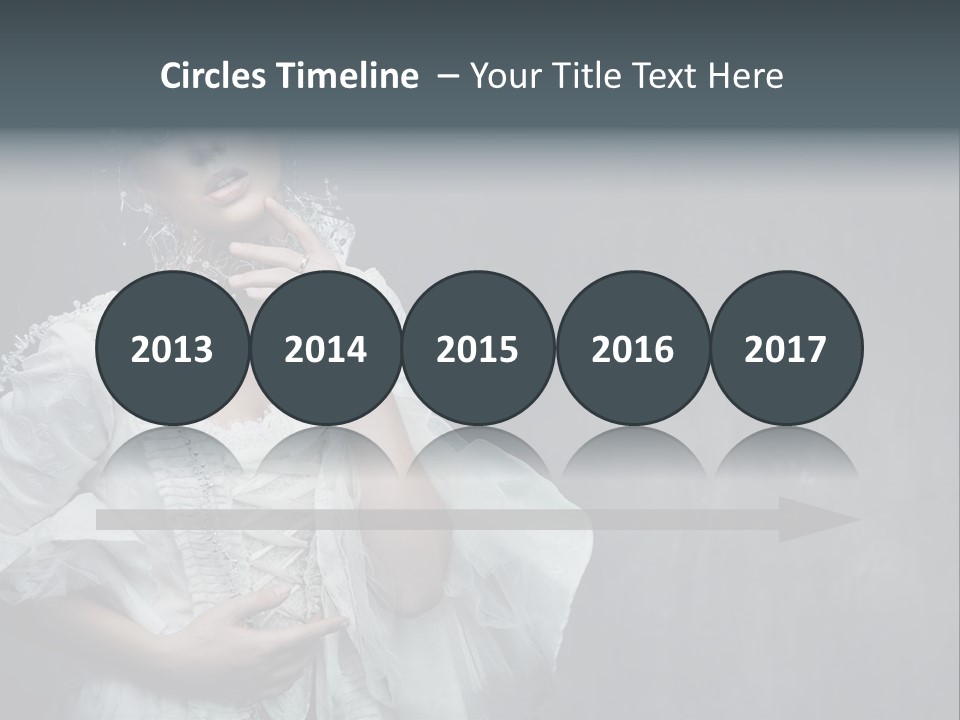 Nature Eyelash Women PowerPoint Template