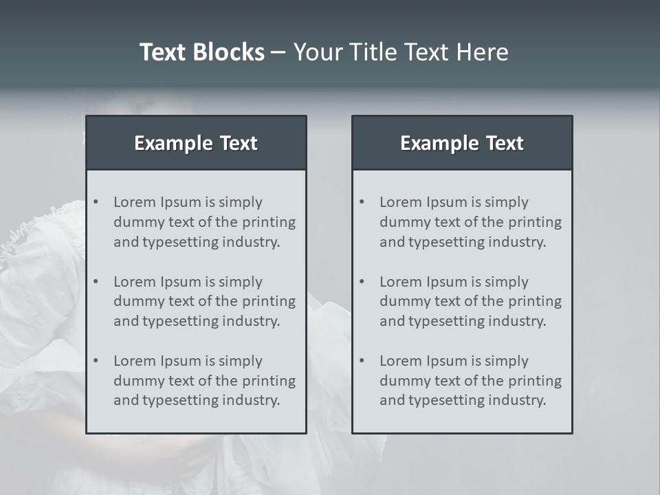 Nature Eyelash Women PowerPoint Template