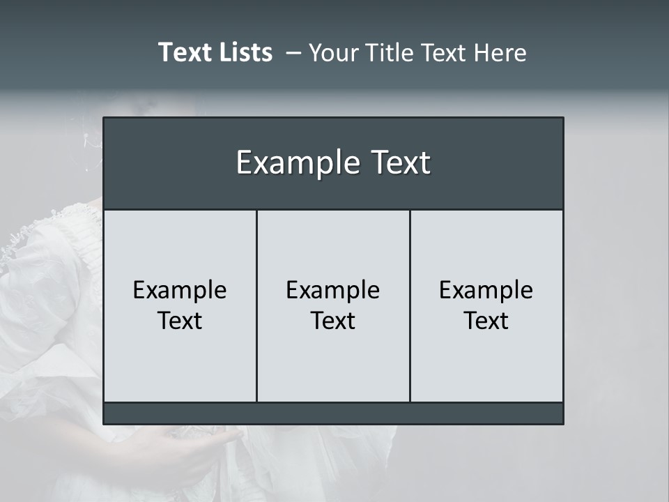 Nature Eyelash Women PowerPoint Template