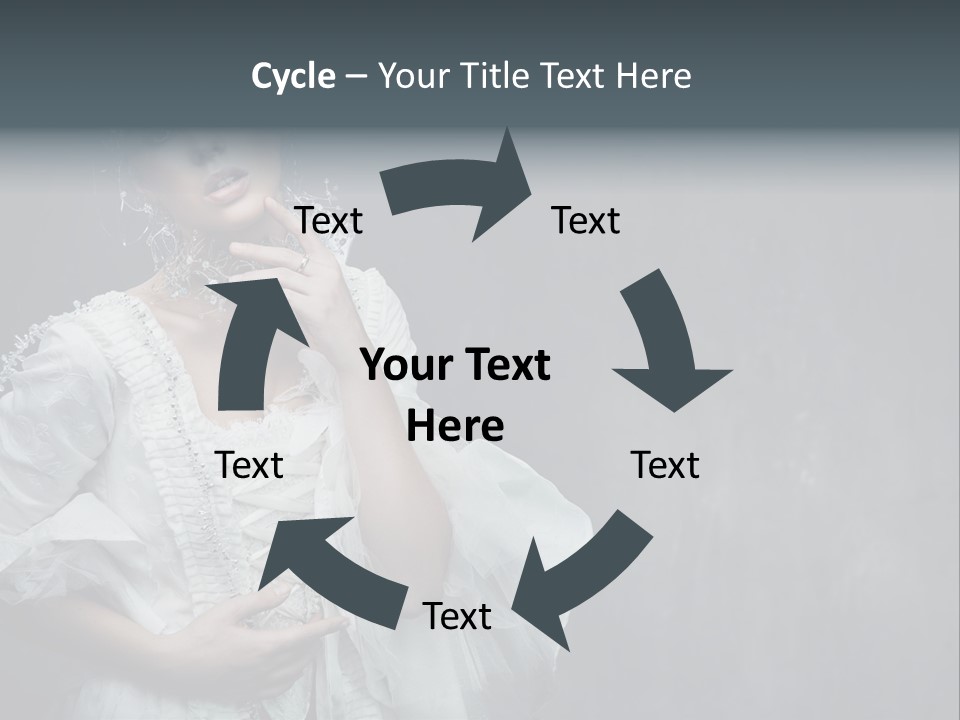 Nature Eyelash Women PowerPoint Template