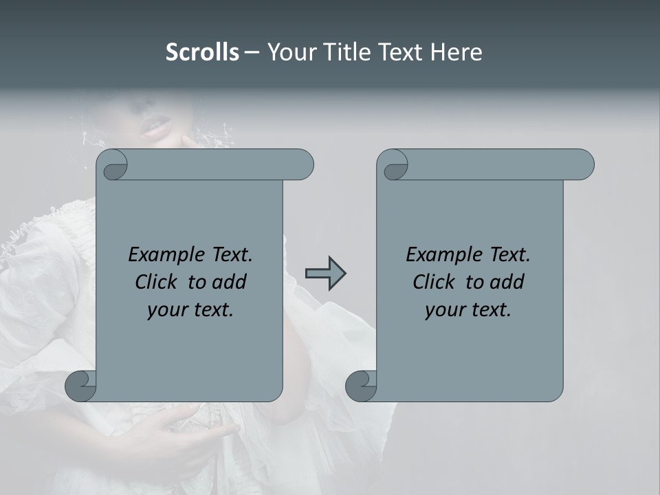 Nature Eyelash Women PowerPoint Template
