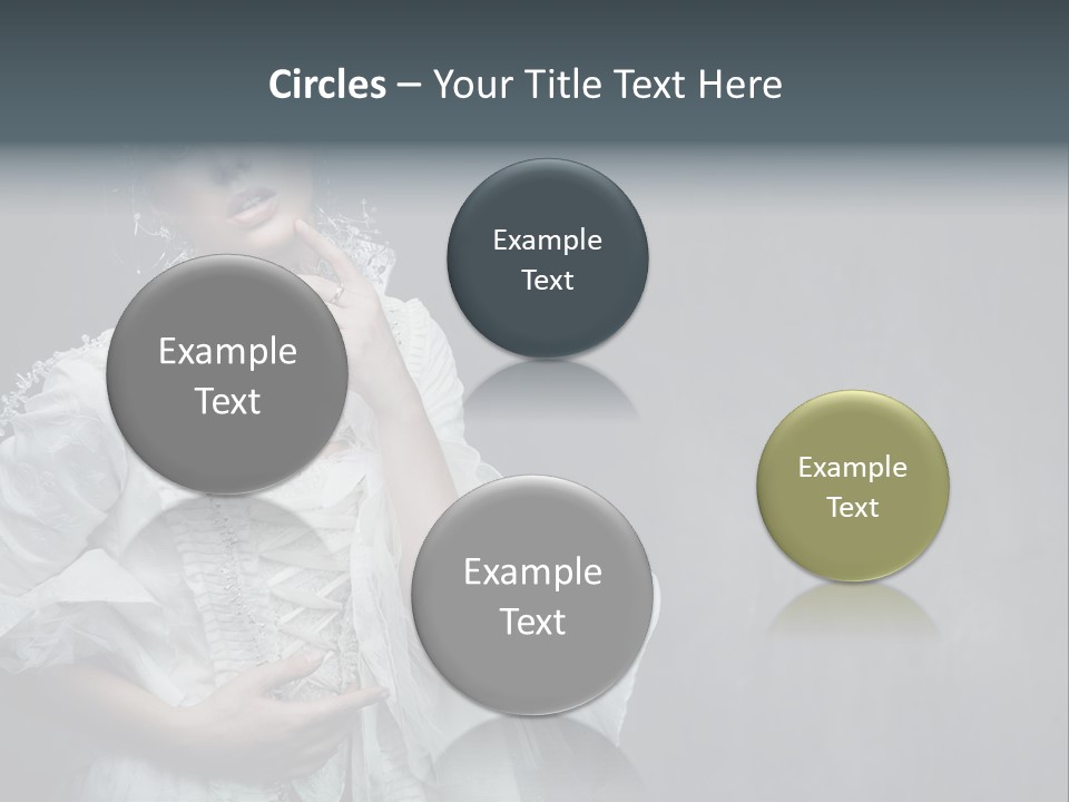 Nature Eyelash Women PowerPoint Template