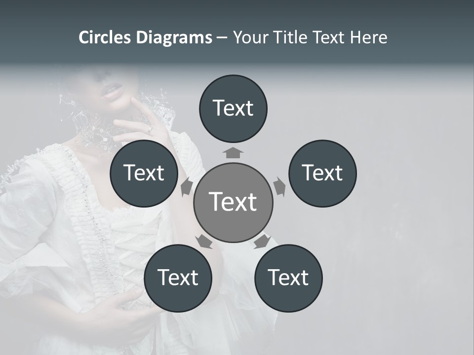 Nature Eyelash Women PowerPoint Template