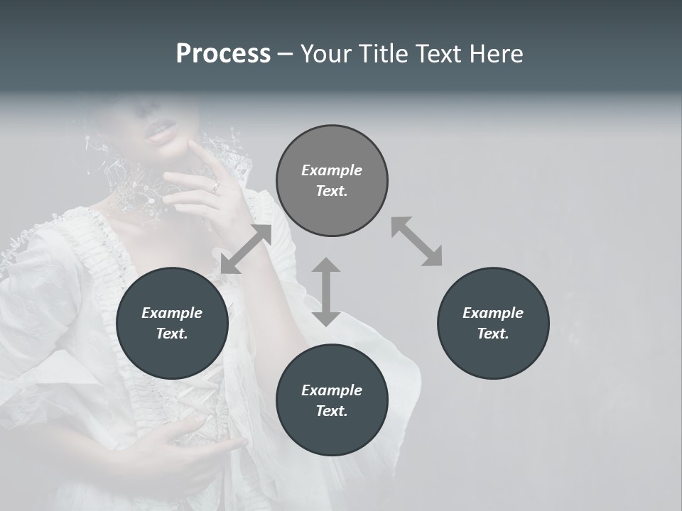 Nature Eyelash Women PowerPoint Template