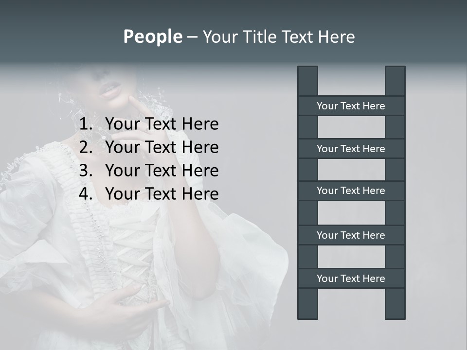 Nature Eyelash Women PowerPoint Template