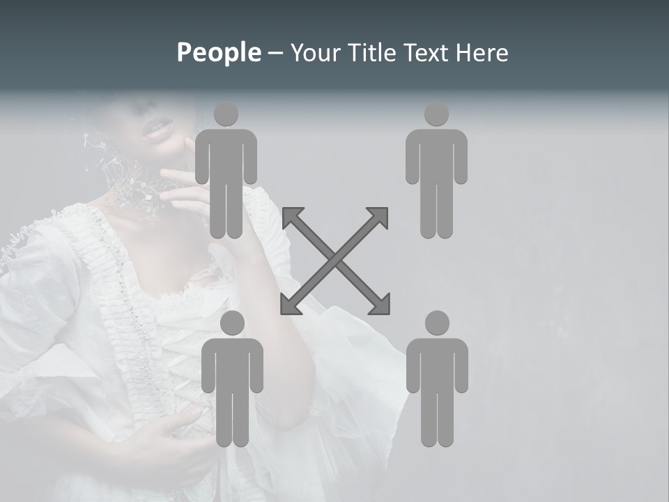 Nature Eyelash Women PowerPoint Template