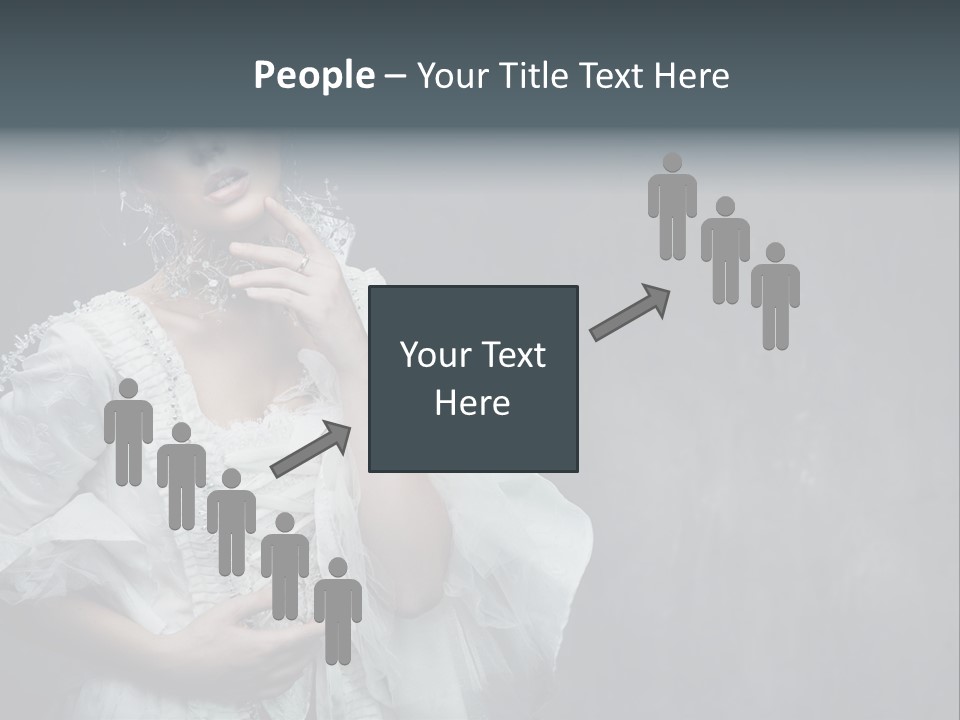 Nature Eyelash Women PowerPoint Template