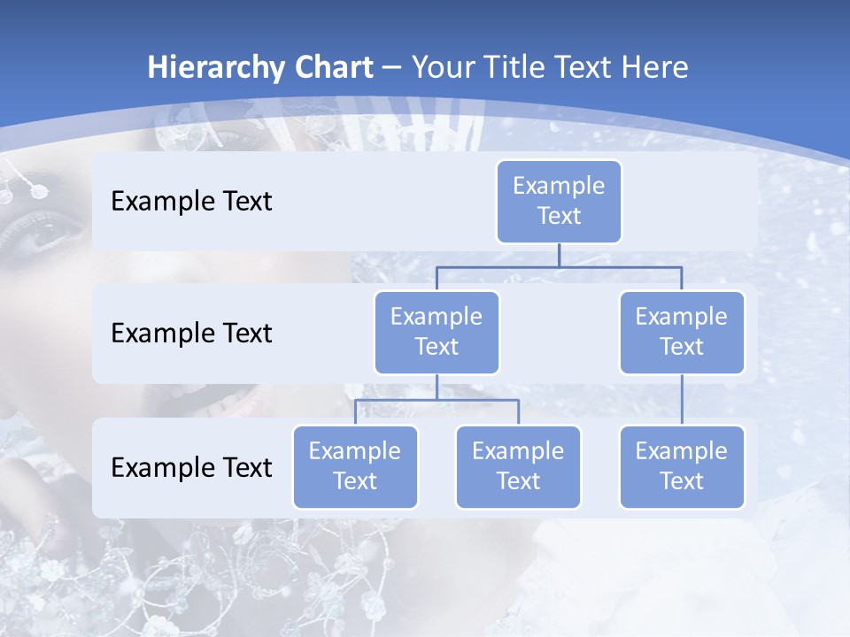Lady Winter Feather PowerPoint Template