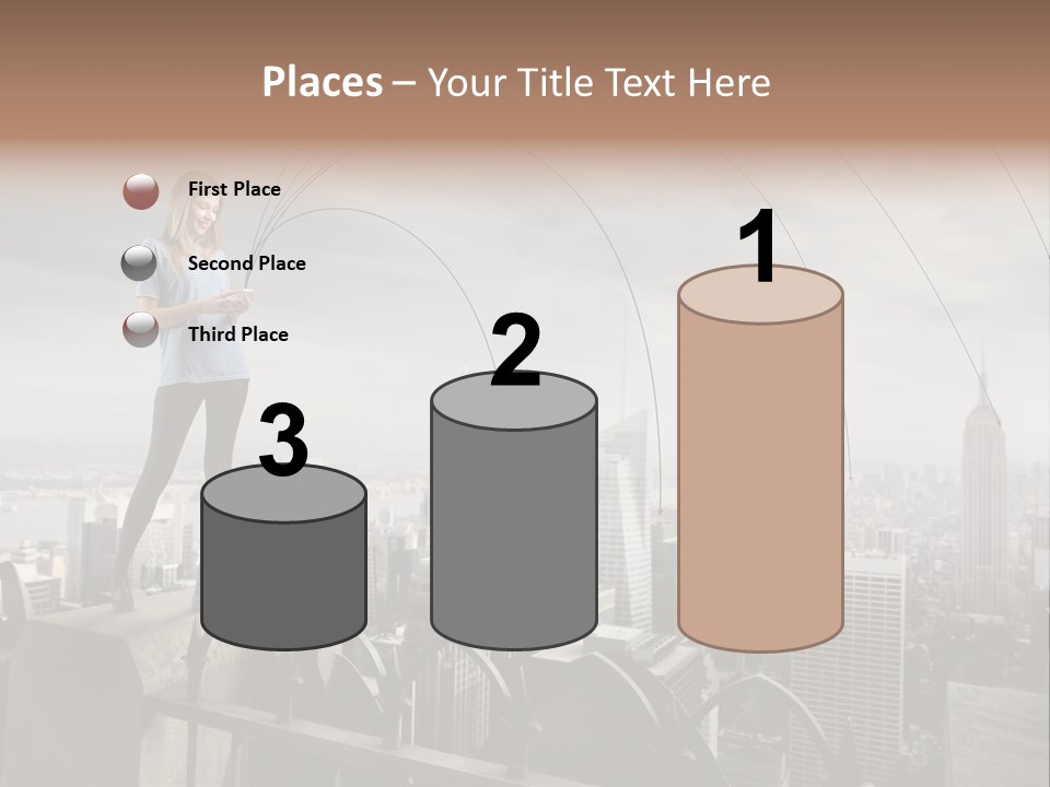 Business Altitude Phone PowerPoint Template