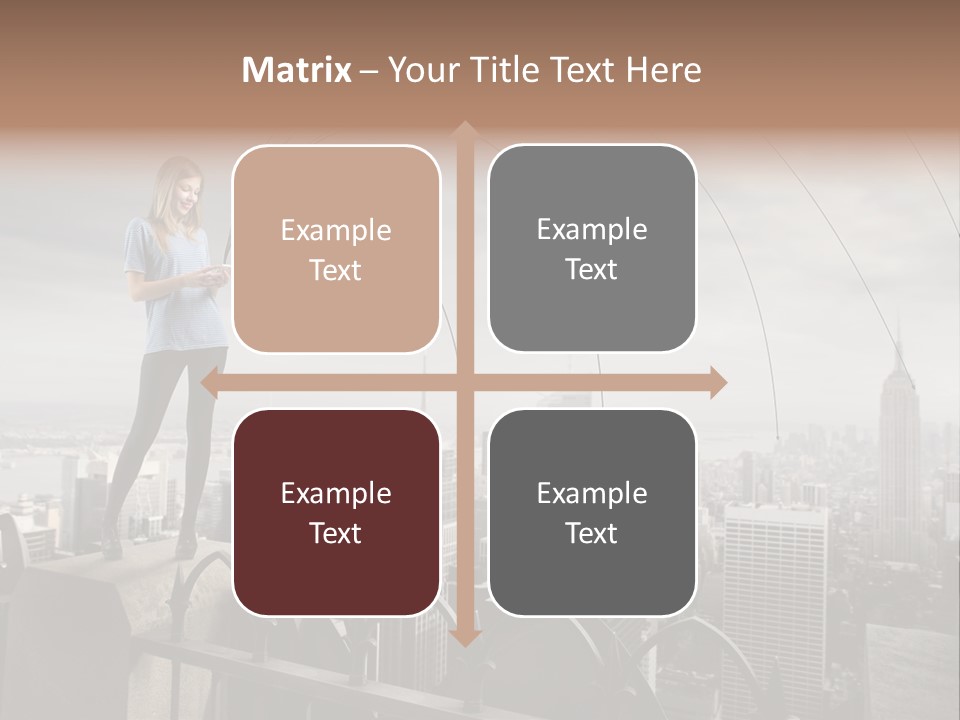 Business Altitude Phone PowerPoint Template