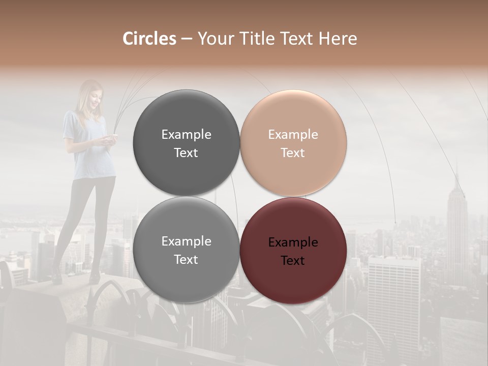 Business Altitude Phone PowerPoint Template