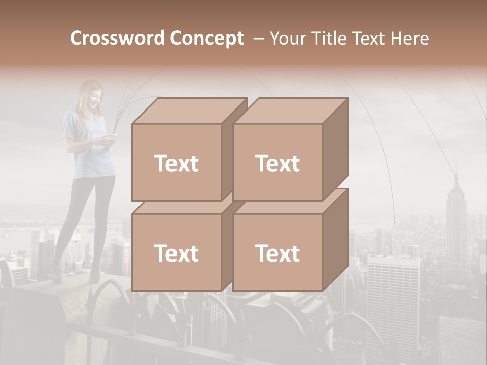 Business Altitude Phone PowerPoint Template