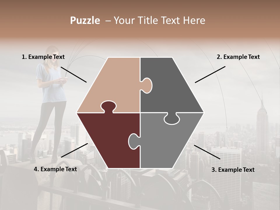 Business Altitude Phone PowerPoint Template